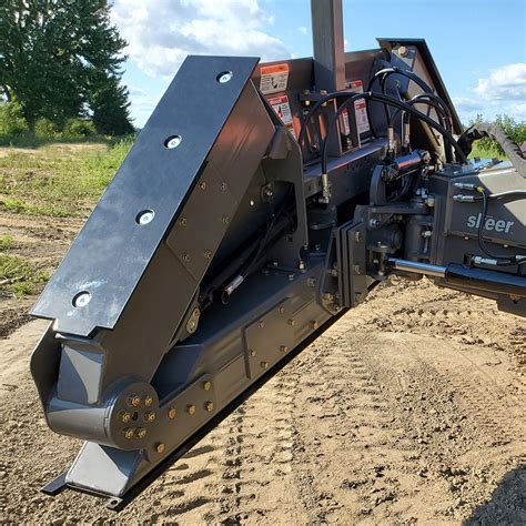 concrete skid steer grading attachments